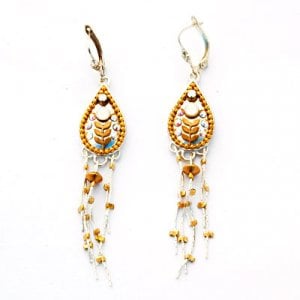 Delicate Oriental Earrings by Ester Shahaf