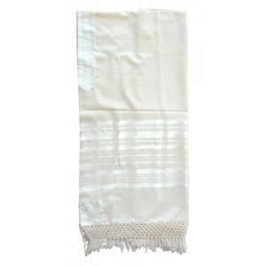 Wool Prima Tallit (Prayer Shawl) – Black, Religious Articles