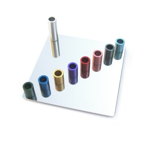 Laura Cowan Travel Magnet Hanukkah Menorah
