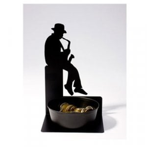 Coin Holder- Saxophonist
