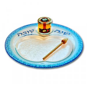 Fused Glass Honey Dish By Itay Mager