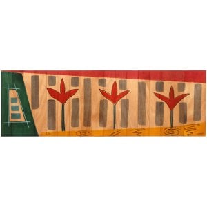 Table Runner Sun Stems by Kakadu Art