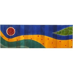 Table Runner Yellow Path by Kakadu Art