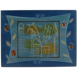 Rectangular Placemat Golden City by Kakadu Art