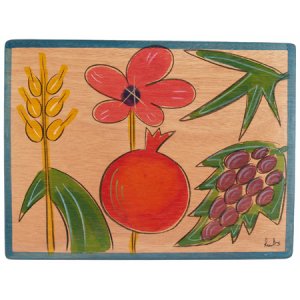 Rectangular Placemat Holy Plants by Kakadu Art