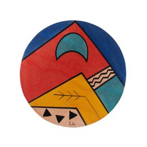 Round Place Mat Forma by Kakadu Art