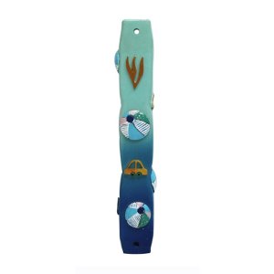 Childrens Mezuzah Case - Cars