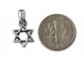 925 Sterling Silver Star of David Pendant Necklace - Small