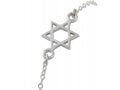 AJDesign Silver Bracelet - Star of David Ornament