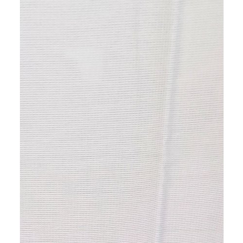 Acrylic Non-Slip Tallit, Textured Checkerboard Weave – White and Silver Stripes