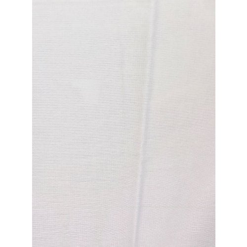 Acrylic Non-Slip Tallit, Textured Checkerboard Weave - White on White Stripes