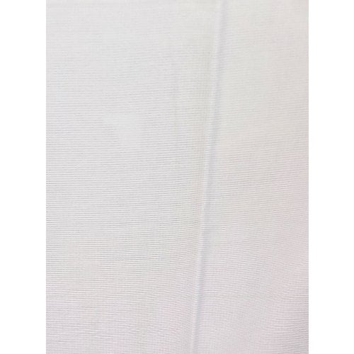 Acrylic Non-Slip Tallit, Textured Checkerboard Weave - White on White Stripes