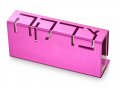 Adi Sidler Contemporary Anodized Aluminum Charity Tzedakah Box - Pink