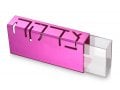 Adi Sidler Contemporary Anodized Aluminum Charity Tzedakah Box - Pink