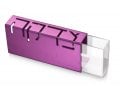 Adi Sidler Contemporary Anodized Aluminum Charity Tzedakah Box - Purple