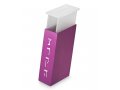 Adi Sidler Contemporary Brushed Aluminum Tzedakah Charity Box - Purple