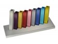 Adi Sidler Kinetic Hanukkah Menorah Anodized Aluminum - Multicolored Rods