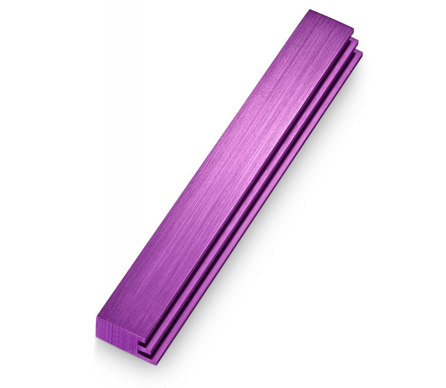Adi Sidler Laser Cut Steps Design Mezuzah Case - Purple