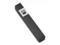 Adi Sidler Mini Mezuzah Case, Crown Shin Design - Black