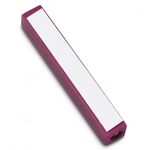 Adi Sidler Mini Mezuzah Case, Crown Shin Design - Fuchsia