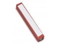 Adi Sidler Mini Mezuzah Case, Decorative Shema Words - Red