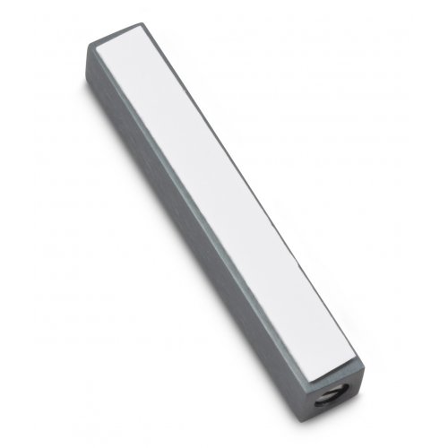 Adi Sidler Mini Mezuzah Case, Three Lettered Hebrew Divine Name - Gray