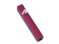 Adi Sidler Mini Mezuzah Case, Three Lettered Hebrew Divine Name - Purple