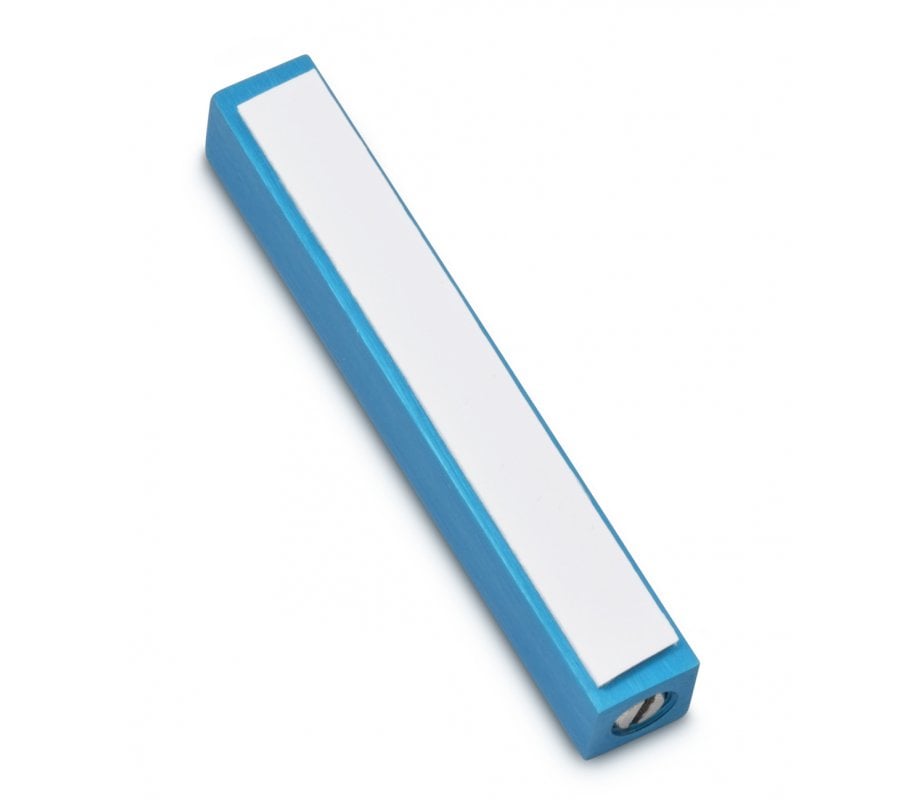 Adi Sidler Mini Mezuzah Case, Three Lettered Hebrew Divine Name - Turquoise