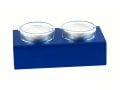 Adi Sidler Shabbat Shalom Candlesticks, Table Design - Blue