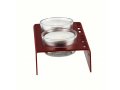 Adi Sidler Shabbat Shalom Candlesticks, Table Design - Red