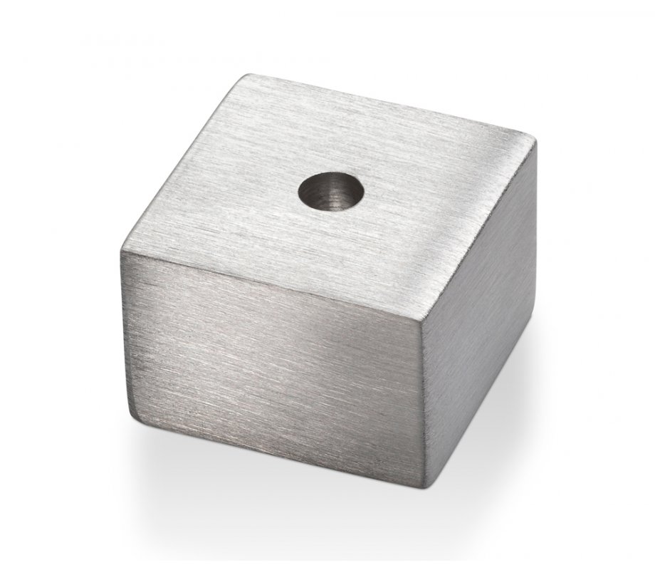 Adi Sidler Spiral Coil Chanukah Dreidel Brushed Aluminum - Red