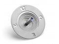 Adi Sidler Spiral Coil Chanukah Dreidel Brushed Aluminum - Silver