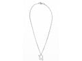 Adi Sidler Stainless Steel Necklace - Contemporary Style Chai Pendant
