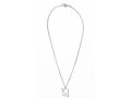 Adi Sidler Stainless Steel Necklace - Contemporary Style Chai Pendant