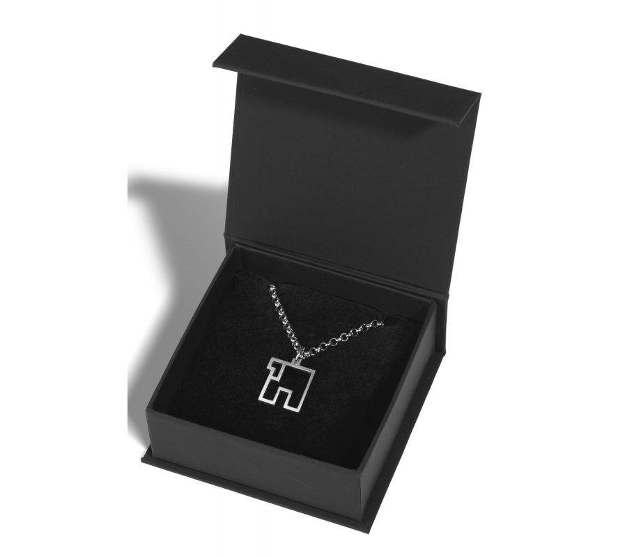 Adi Sidler Stainless Steel Necklace - Contemporary Style Chai Pendant