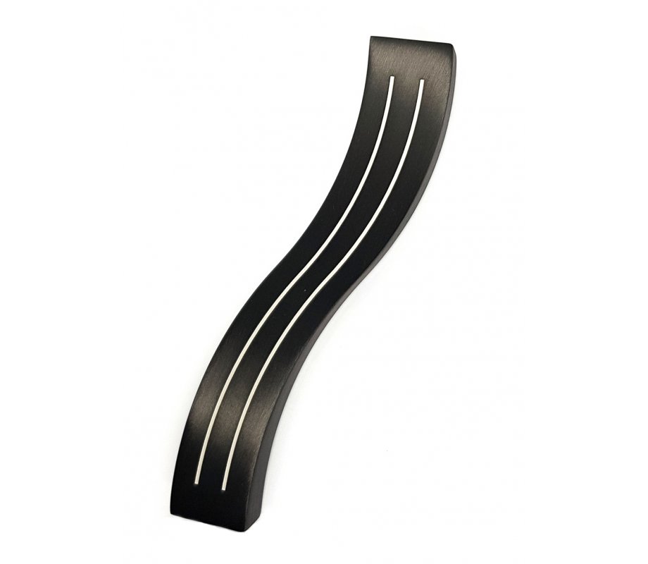 Adi Sidler Wave Design Mezuzah Case - Black