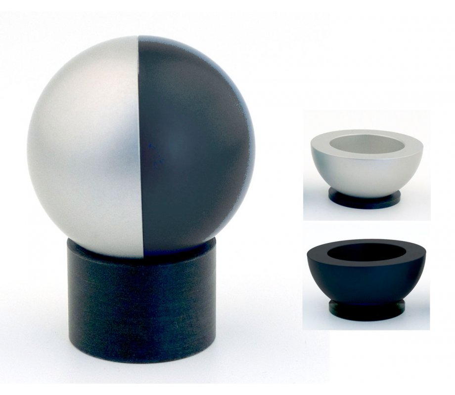 Agayof Aluminum Traveling Candlesticks Ball Series - Black