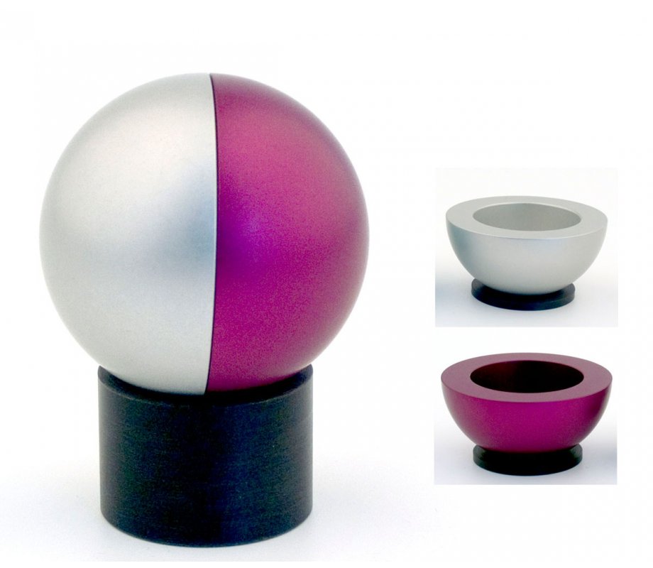 Agayof Aluminum Traveling Candlesticks Ball Series - Purple
