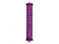 Agayof Cylinder Mezuzah Case with Shema Prayer, Dark Colors - 4 Inches Height