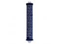 Agayof Cylinder Mezuzah Case with Shema Prayer, Dark Colors - 4 Inches Height