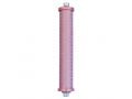 Agayof Cylinder Mezuzah Case with Shema Prayer, Light Colors - 5 Inches Height