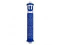 Agayof Cylinder Mezuzah, Shema and Curving Shin Dark Colors - 4 Inches Height