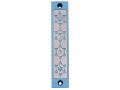 Agayof Mezuzah Case, Four Stars of David in Light Colors - 4 Inches Height