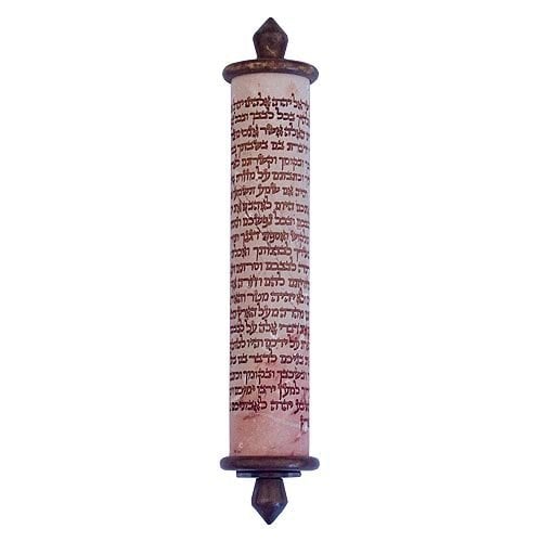 Agayof Mezuzah Case, Shama Prayer Words Etched on Stone - Various Lengths