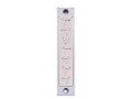 Agayof Mezuzah Case, Six Doves and Shin in Light Colors - 4 Inches Height