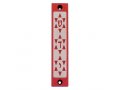 Agayof Mezuzah Case, Three Stars of David in Dark Colors – 4 Inches Height