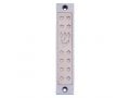 Agayof Mezuzah Case, Twelve Stars of David in Light Colors - 4 Inches Height