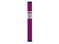 Agayof Mezuzah Case with Bubbly Dots Shin, Dark Colors - 6 Inches Height