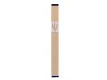 Agayof Mezuzah Case with Shin of Three Leaves, Light Colors - 5 Inches Height