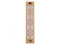 Agayof Mezuzah Case with Three Stars of David, in Light Colors - 4 Inches Height
